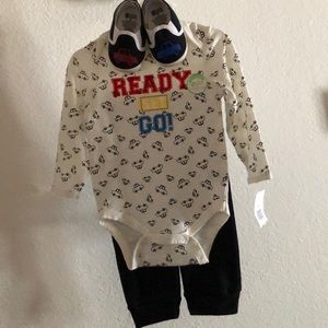 3 Piece Set - Ready, Set, Go! Theme.